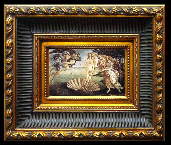 framed  Sandro Botticelli The Birth of Venus, Ta024-2